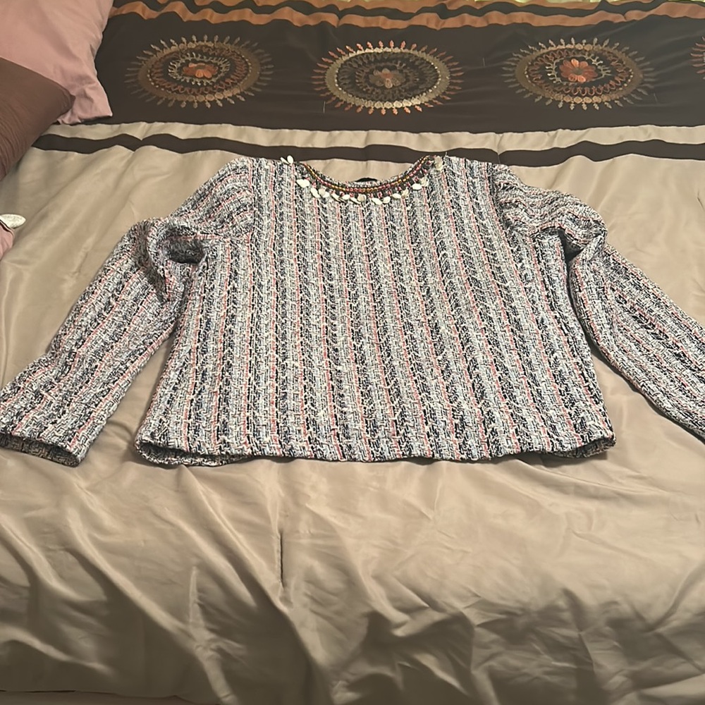 Summer of love beaded woven lady jacket - Picture 6 of 7